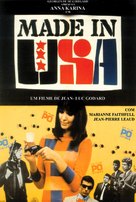 Made in U.S.A. - Brazilian Movie Poster (xs thumbnail)
