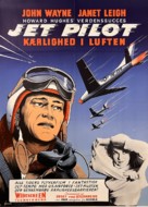 Jet Pilot - Danish Movie Poster (xs thumbnail)