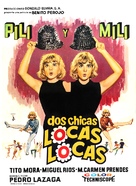 Dos chicas locas locas - Mexican Movie Poster (xs thumbnail)