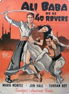 Ali Baba and the Forty Thieves - Danish Movie Poster (xs thumbnail)