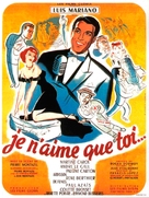Je n&#039;aime que toi - French Movie Poster (xs thumbnail)