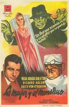 The Lady and the Monster - Spanish Movie Poster (xs thumbnail)