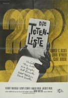 The List of Adrian Messenger - German Movie Poster (xs thumbnail)