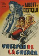 Buck Privates - Spanish Movie Poster (xs thumbnail)