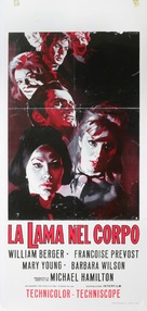 La lama nel corpo - Italian Movie Poster (xs thumbnail)