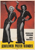 Gentlemen Prefer Blondes - South African Movie Poster (xs thumbnail)