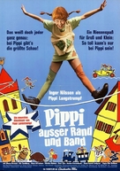 P&aring; rymmen med Pippi L&aring;ngstrump - German Movie Poster (xs thumbnail)
