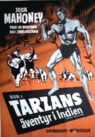 Tarzan Goes to India - Swedish Movie Poster (xs thumbnail)