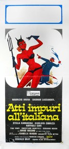 Atti impuri all&#039;italiana - Italian Movie Poster (xs thumbnail)