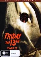 Friday the 13th Part 2 - Australian DVD movie cover (xs thumbnail)