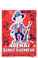 Ad&eacute;ma&iuml; bandit d&#039;honneur - Belgian Movie Poster (xs thumbnail)