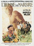 Czlowiek z marmuru - French Movie Poster (xs thumbnail)