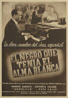 Negro que ten&iacute;a el alma blanca, El - Spanish poster (xs thumbnail)