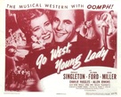 Go West, Young Lady - Movie Poster (xs thumbnail)