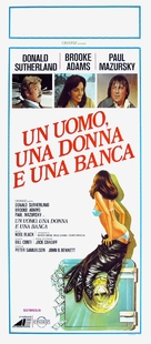 A Man, a Woman and a Bank - Italian Movie Poster (xs thumbnail)