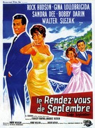 Come September - French Movie Poster (xs thumbnail)