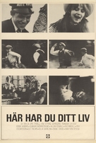H&auml;r har du ditt liv - Swedish Movie Poster (xs thumbnail)