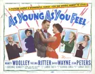As Young as You Feel Poster