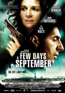 Quelques jours en septembre - German Movie Poster (xs thumbnail)