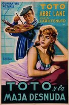 Tot&ograve;, Eva e il pennello proibito - Spanish Movie Poster (xs thumbnail)
