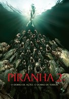 Piranha 3DD - Brazilian Movie Cover (xs thumbnail)