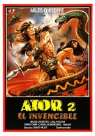 Ator 2 - L&#039;invincibile Orion - Spanish Movie Poster (xs thumbnail)