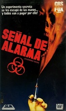 Warning Sign - Spanish VHS movie cover (xs thumbnail)