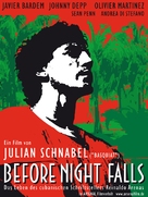 Before Night Falls - German Movie Poster (xs thumbnail)