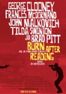 Burn After Reading - Finnish Movie Poster (xs thumbnail)