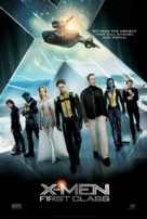 X-Men: First Class - Danish Movie Poster (xs thumbnail)
