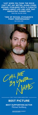 Call Me by Your Name - For your consideration movie poster (xs thumbnail)