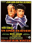 Un singe en hiver - Belgian Movie Poster (xs thumbnail)