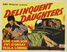 Delinquent Daughters - Movie Poster (xs thumbnail)