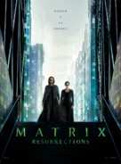 The Matrix Resurrections - French Movie Poster (xs thumbnail)