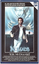 Nomads - Finnish VHS movie cover (xs thumbnail)