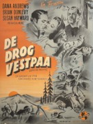 Canyon Passage - Danish Movie Poster (xs thumbnail)