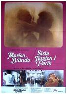 Ultimo tango a Parigi - Swedish Movie Poster (xs thumbnail)