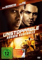Unstoppable - German DVD movie cover (xs thumbnail)