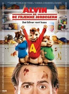 Alvin and the Chipmunks - Danish Movie Poster (xs thumbnail)