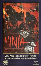The Ninja Mission - Finnish VHS movie cover (xs thumbnail)
