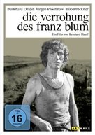 Die Verrohung des Franz Blum - German Movie Cover (xs thumbnail)