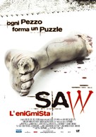 Saw - Italian Movie Poster (xs thumbnail)