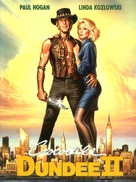 Crocodile Dundee II - German DVD movie cover (xs thumbnail)