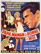 Papa, maman, la bonne et moi... - Belgian Movie Poster (xs thumbnail)