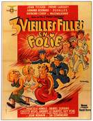 Trois vieilles filles en folie - French Movie Poster (xs thumbnail)