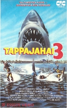 Jaws 3D - Finnish VHS movie cover (xs thumbnail)