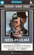 Eye of the Needle - Finnish VHS movie cover (xs thumbnail)