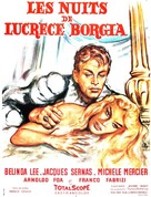 Notti di Lucrezia Borgia, Le - French Movie Poster (xs thumbnail)