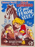 Love Before Breakfast - French Movie Poster (xs thumbnail)