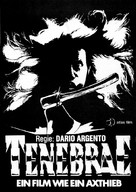 Tenebre - German poster (xs thumbnail)